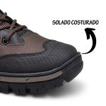  198PEX-Coturno Bota Adventure Masculino Polo Extreme reforçada design moderno