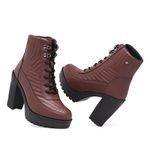 11715SCH-Bota Feminina salto alto SALDO ESTOQUE(preço especial)