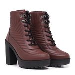 11715SCH-Bota Feminina salto alto SALDO ESTOQUE(preço especial)