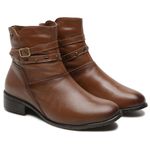 9095GRIF-Bota Feminina couro moda inverno conforto Preto