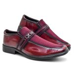 Sapato Social Masculino Estilo, Elegância e Conforto 551002 Vermelho