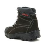 244AT-Coturno Adventure Shoes Trekking em couro legítimo na cor cafe