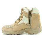 245AT-Bota motociclista e adventure trekking Atron Shoes na cor areia