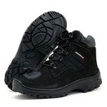 245AT-Bota motociclista e adventure trekking Atron Shoes na cor preto