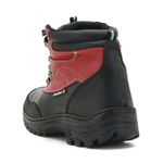 246AT-Coturno adventure trekking legitimo couro emborrachado - ENDURO246 vermelho