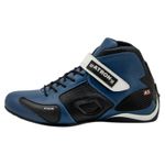 Bota motors de couro Corrida ideal p/automobilismo 314 Azul
