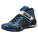 Bota motors de couro Corrida ideal p/automobilismo 314 Azul