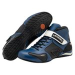 Bota motors de couro Corrida ideal p/automobilismo 314 Azul