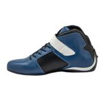 Bota motors de couro Corrida ideal p/automobilismo 314 Azul