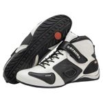 Bota motors de couro Corrida ideal p/automobilismo 314 Branco
