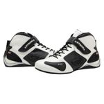 Bota motors de couro Corrida ideal p/automobilismo 314 Branco