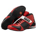Bota motors de couro Corrida ideal p/automobilismo XK 314A Vermelho