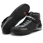 315AT Tenis Performance de couro, p/motociclista, Kart 315A Cinza
