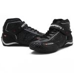 315BAT Tenis Performance de couro, p/motociclista, Kart 315B Preto
