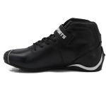 315BAT Tenis Performance de couro, p/motociclista, Kart 315B Preto