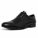 4301LCS-Sapato Social Masculino couro forrado couro fino Preto