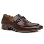 58850TW-Sapato Social Masculino feito a mão em couro Loafer premium Marrom (SALDO DE ESTOQUE)