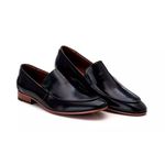 58854TCW-Sapato Social Masculino feito a mão em couro Loafer premium 58854 Preto