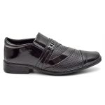 Sapato Social Masculino Estilo, Elegância e Conforto 55838 Preto