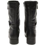 9094GRIF-Bota Feminina couro moda inverno conforto Preto