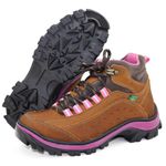 019AT-Coturno Adventure Feminino em legitimo couro forrado castor