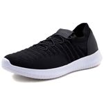 Tenis Masculino Knit ultra leve forrado couro palm gel 545 Branco preto
