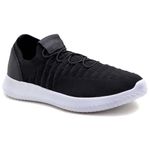 Tenis Masculino Knit ultra leve forrado couro palm gel 545 Branco preto