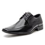 4602BGI-Sapato Social Masculino em Couro nobre Bico fino Preto