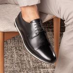 4701BGI-Derby Oxford Casual Masculino Esporte Fino Preto