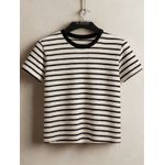Camiseta Drazo Listrada Nautic Preto 221018