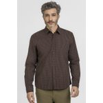 Camisa King e Joe Mini Xadrez Marrom CS24273