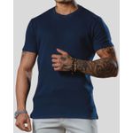 Camisa Em Tricô Oxing Marinho 120725
