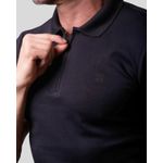 Camisa Gola Polo em Suedine Premium Oxing Preto 070625