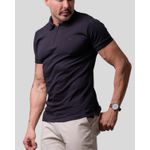 Camisa Gola Polo em Suedine Premium Oxing Preto 070625