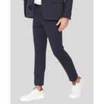 Calça Teselli em Malha Tecnológica Com Elastano Slim Marinho 1916