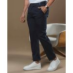 Calça Alfaiataria Slim C/ Regulagem Marinho OX1208