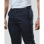 Calça Alfaiataria Slim C/ Regulagem Marinho OX1208