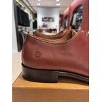 Sapato Social Oxford Wholecut Teselli Castanho 78503