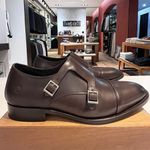 Sapato Social Double Monk Teselli Marrom 78504