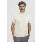 Camiseta K&J Fio Egipcio Gola Alta Off White c/ Elastano CA24376