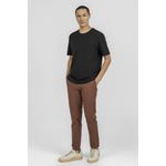 Camiseta Textura Confort K&J Preto CA24347
