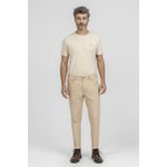 Calça em Sarja Natural K&J Areia CL24116
