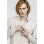 Camisa K&J M/L Casual Flamê Areia CS24243