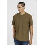 Camiseta King e Joe Textura Oversized Kaki CA24348