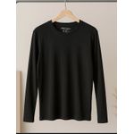 Blusão em Malha Viscose K&J Preto MA24038