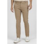 Calça em Sarja Slim King e Joe Ocre CL00111