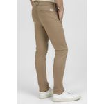 Calça em Sarja Slim King e Joe Ocre CL00111