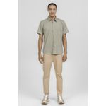 Camisa King e Joe M/C 100% Algodão Kaki CS00204