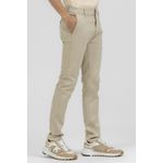 Calça em Sarja Slim K&amp;amp;J Bege CL001070
