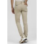 Calça em Sarja Slim K&amp;amp;J Bege CL001070